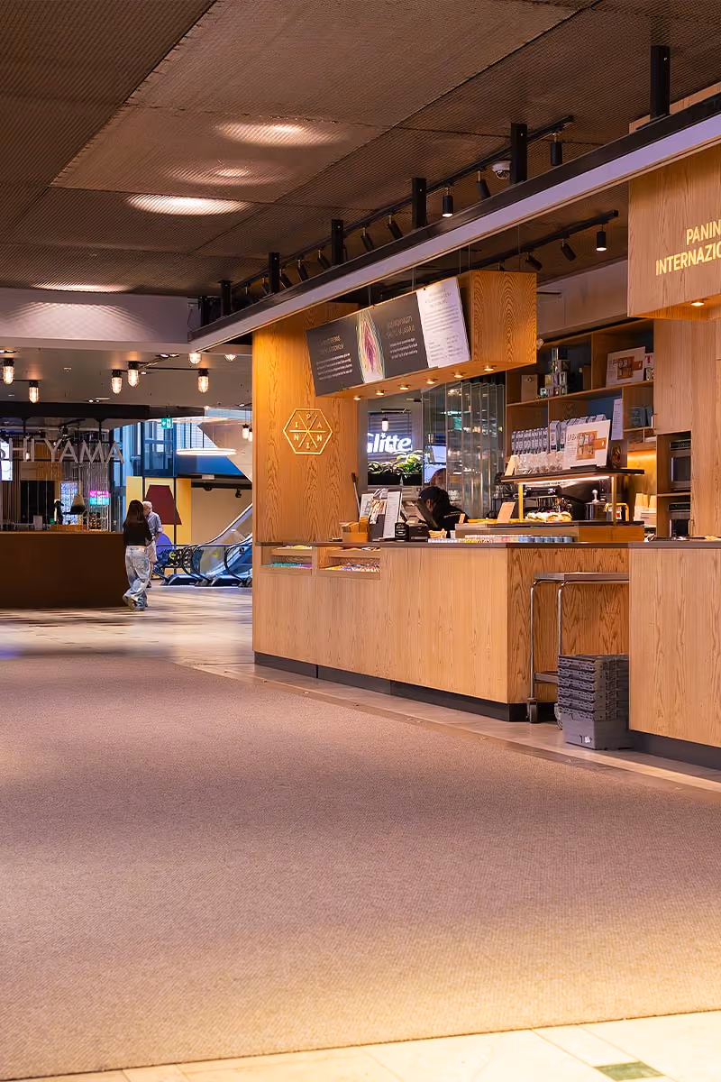 Västermalmsgallerian konferensmatta från Logomattan
