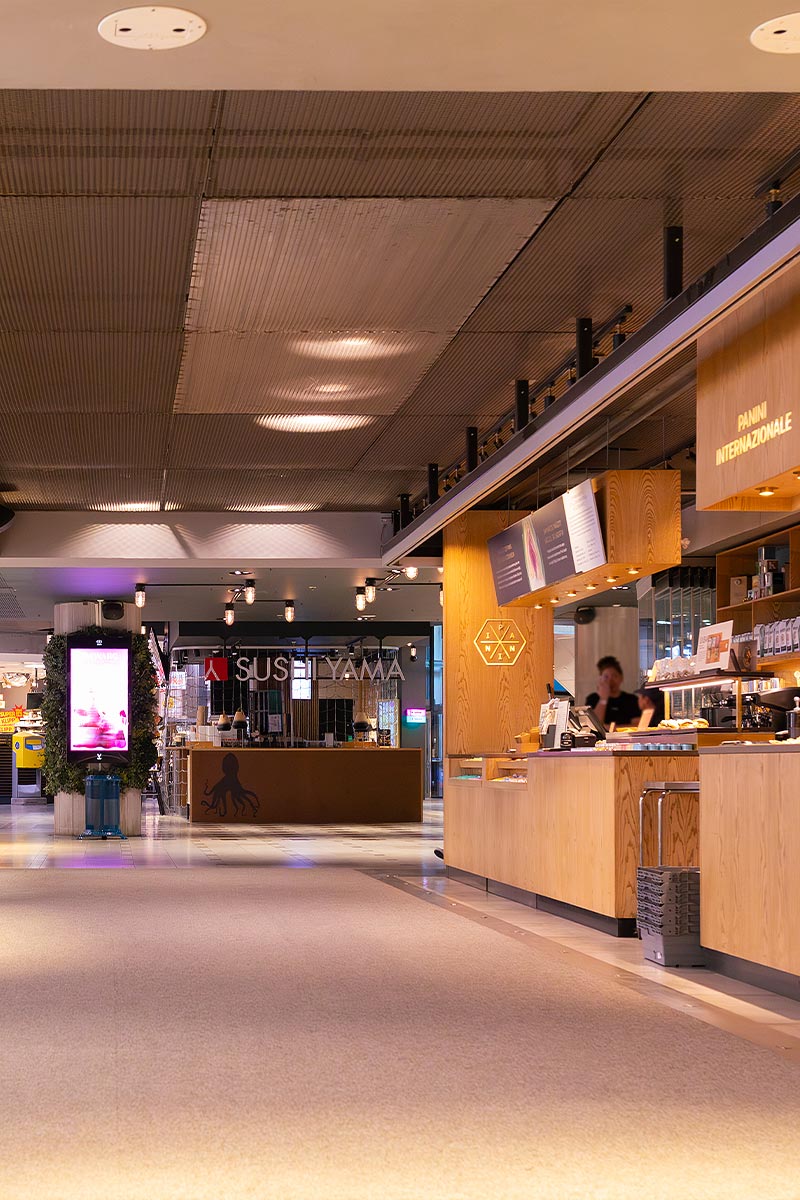 Västermalmsgallerian korridorsmatta från Logomattan