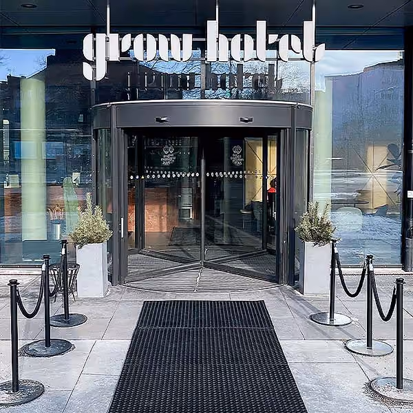Grow hotel ringgummimatta från Logomattan