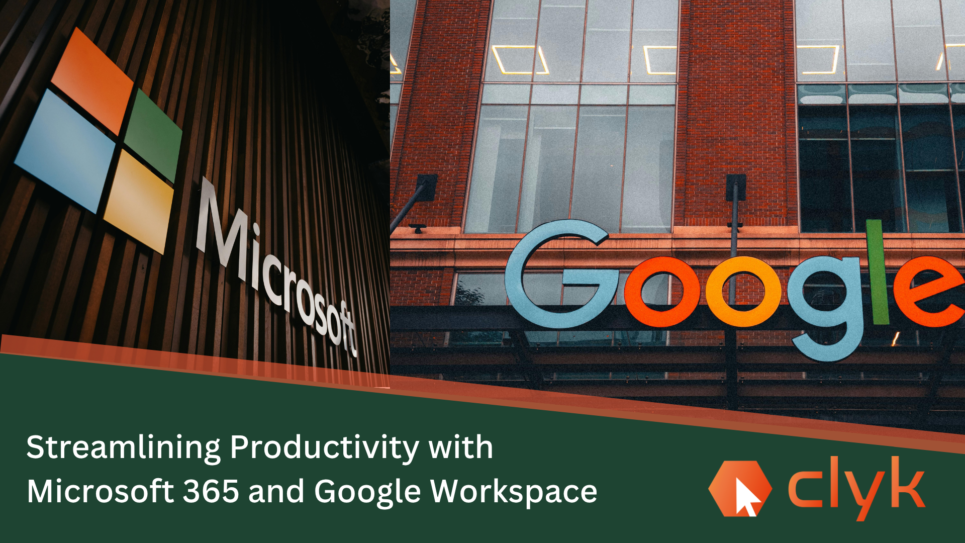 Streamlining Productivity with Microsoft 365 and Google Workspace