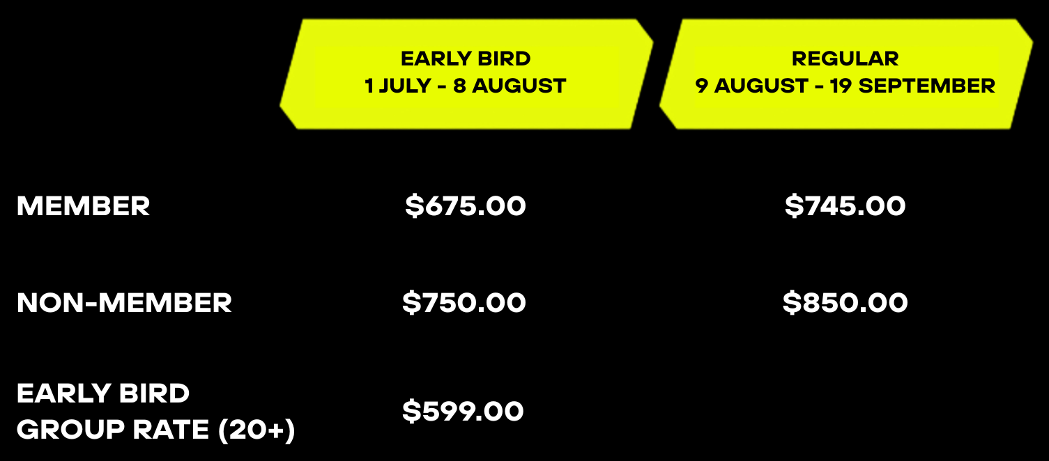 PROMAX 2023 | REGISTRATION FEES