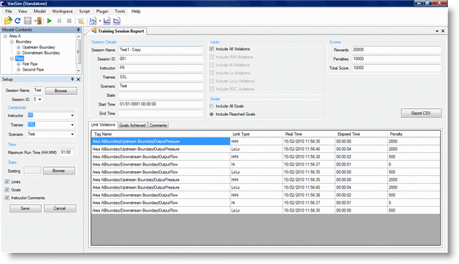 Training assessment for using simulator