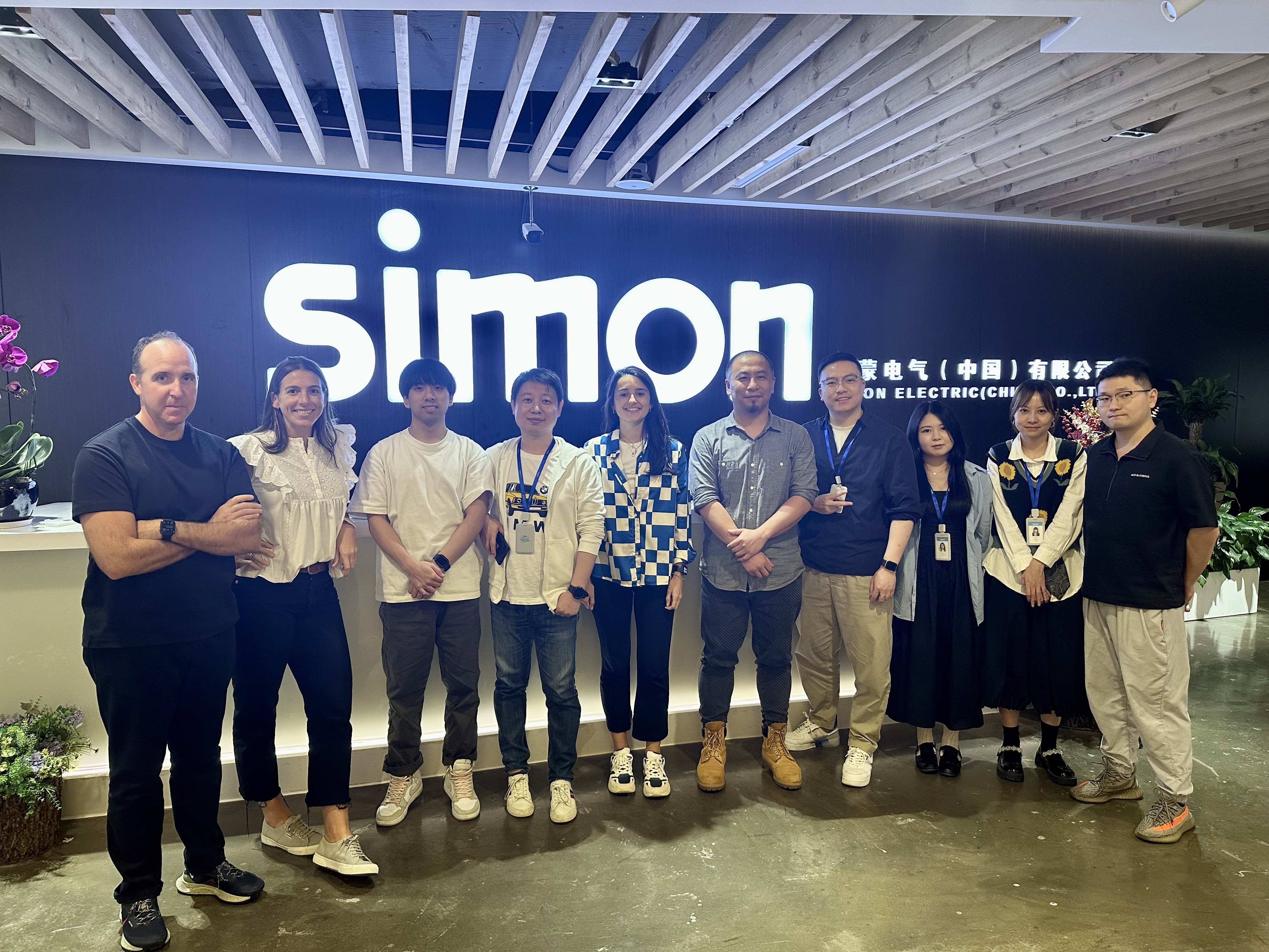 Global Design team visiting Simon's Shanghai office