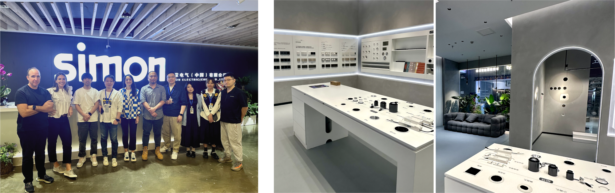Global and China Design teams alongside the Simon-Fluvia showroom in Shanghai