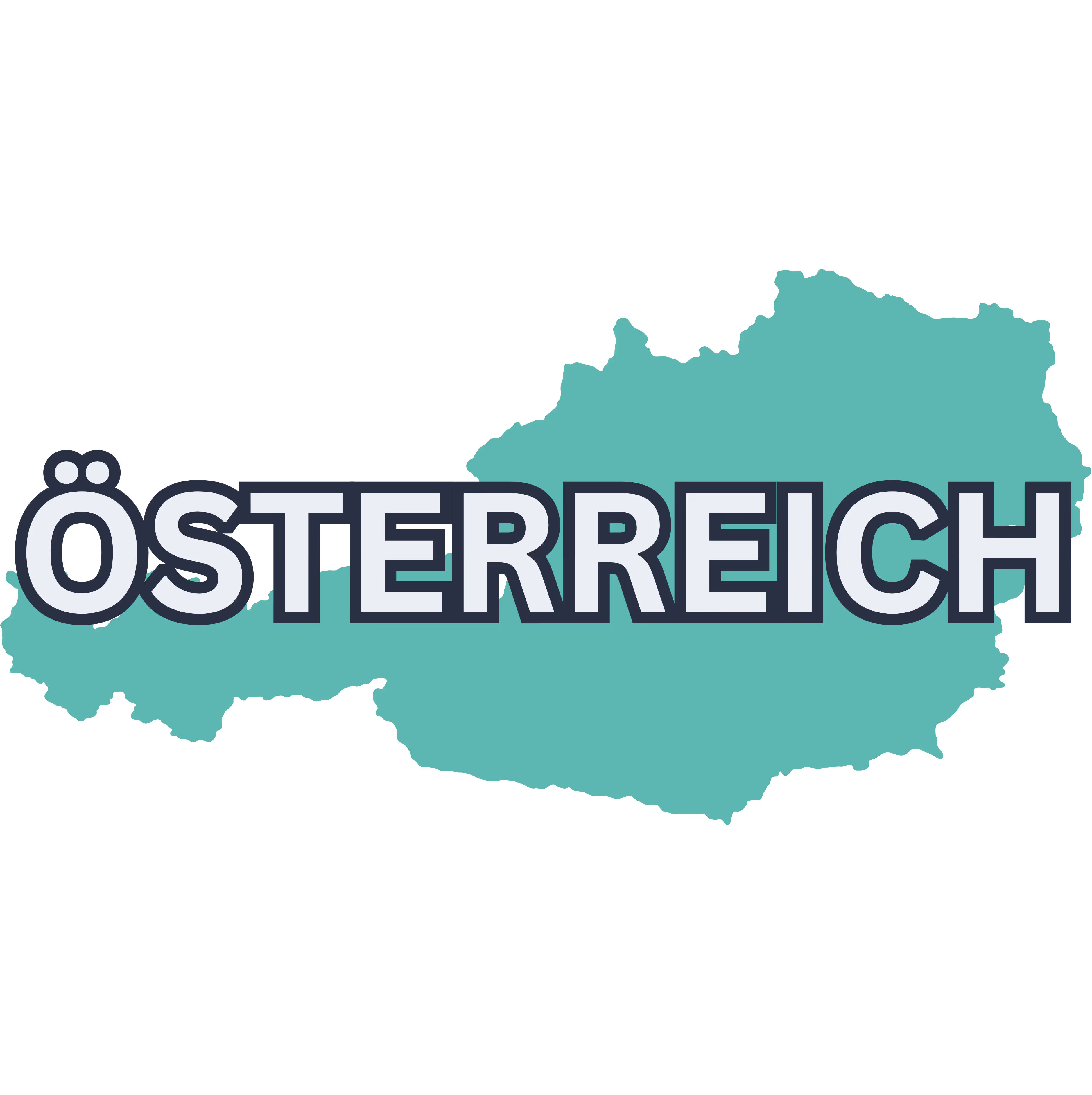 Karte von Österreich