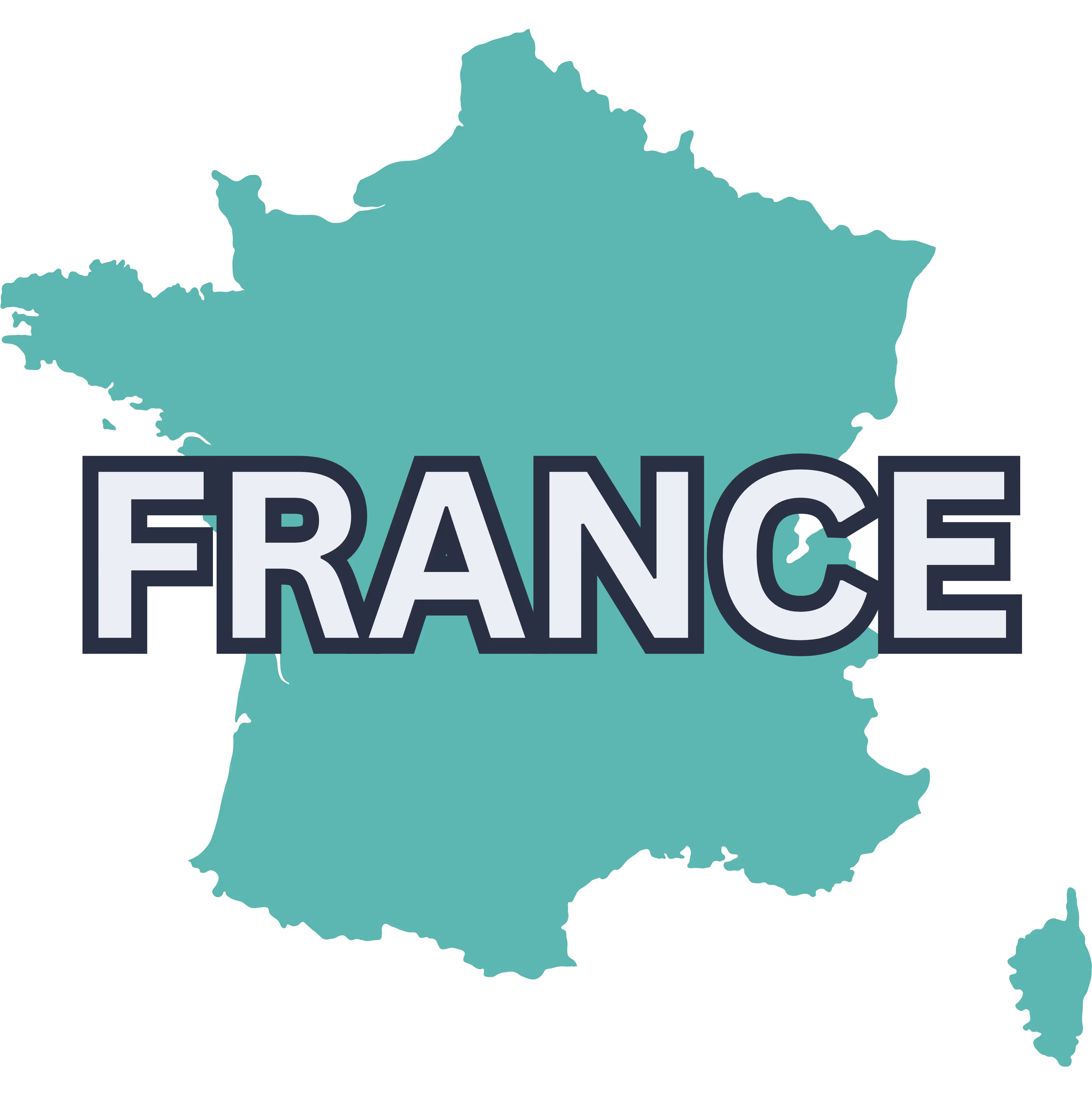 Carte de la France