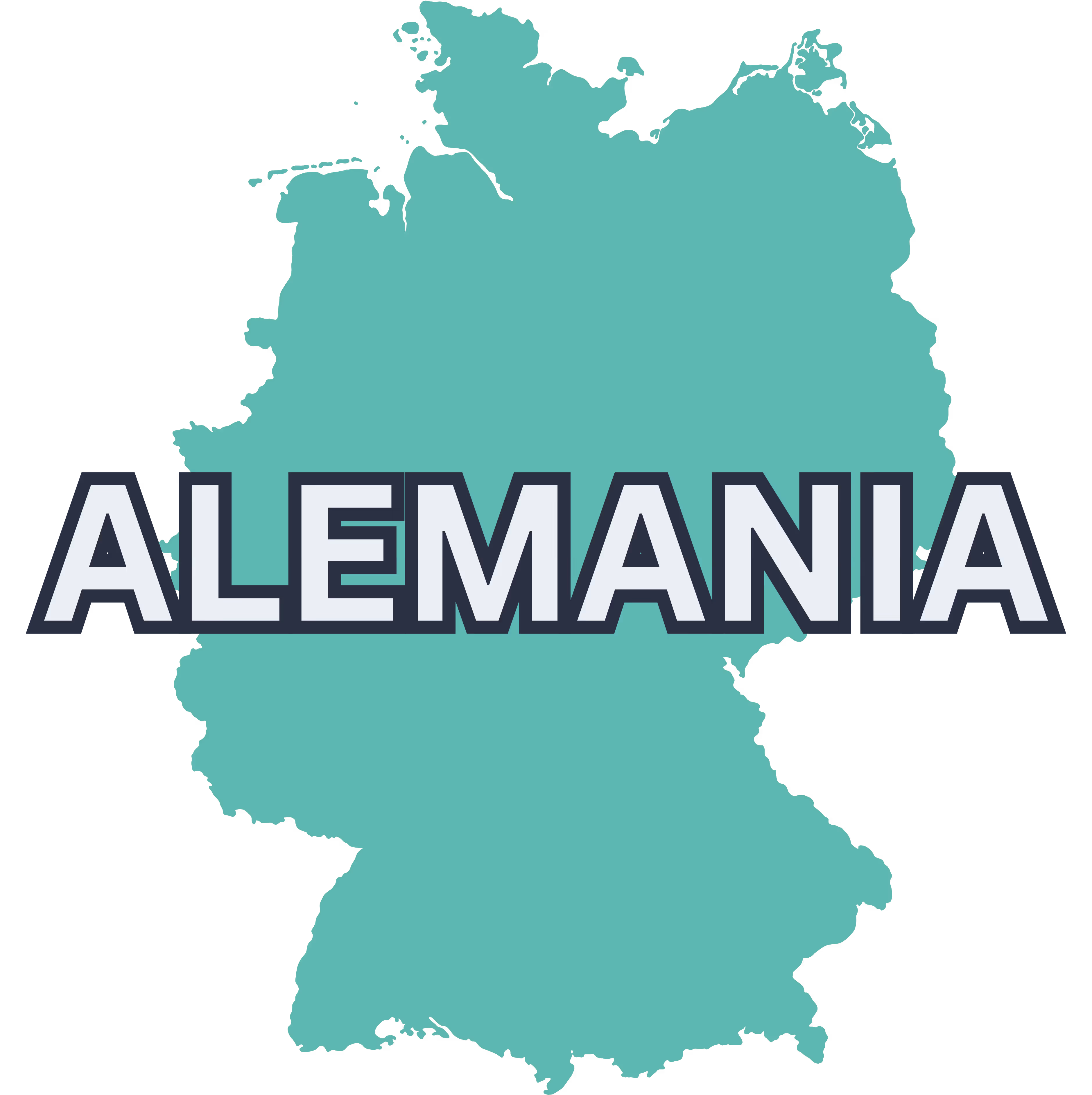 Mapa de Alemania