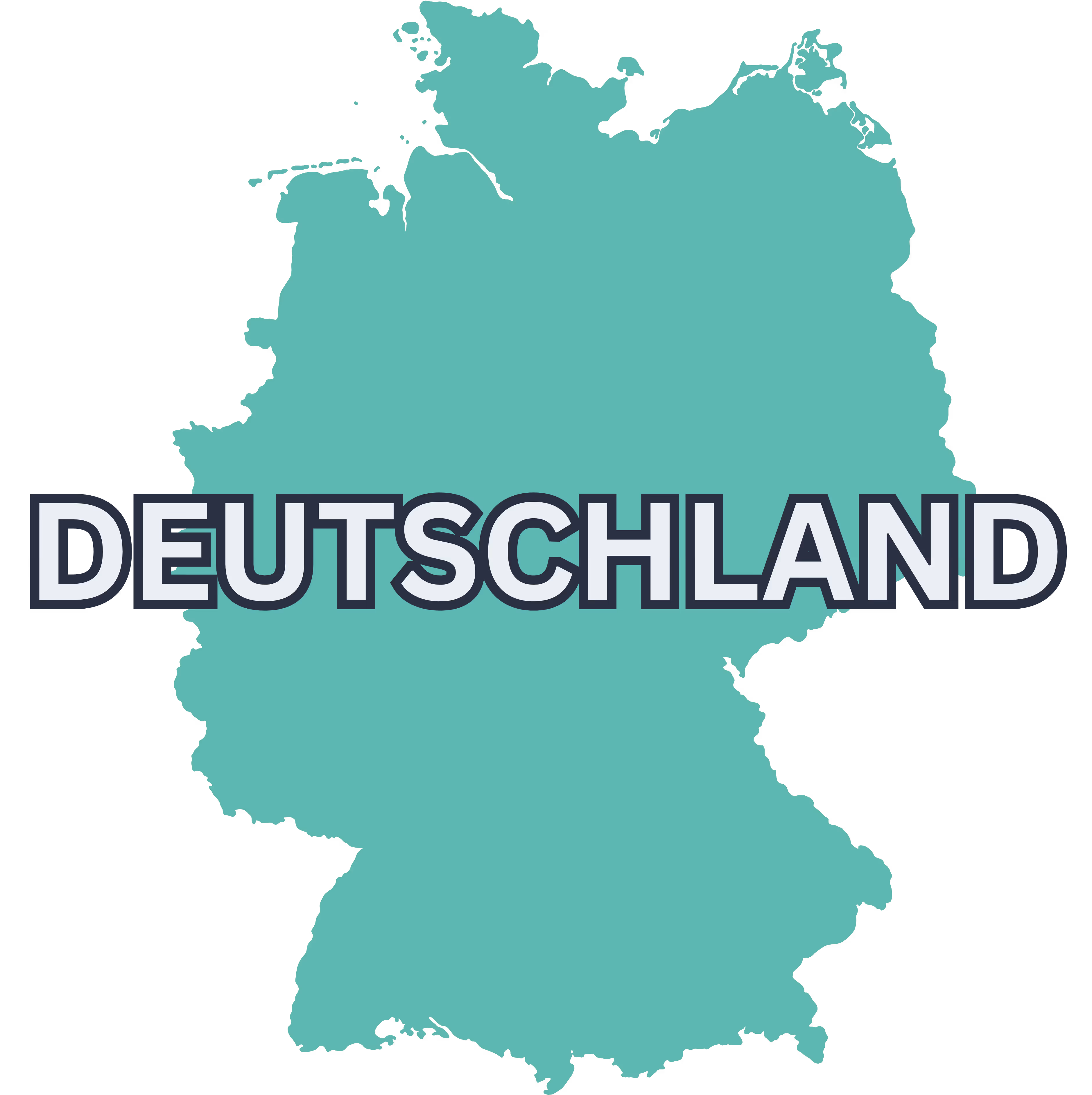Karte von Deutschland