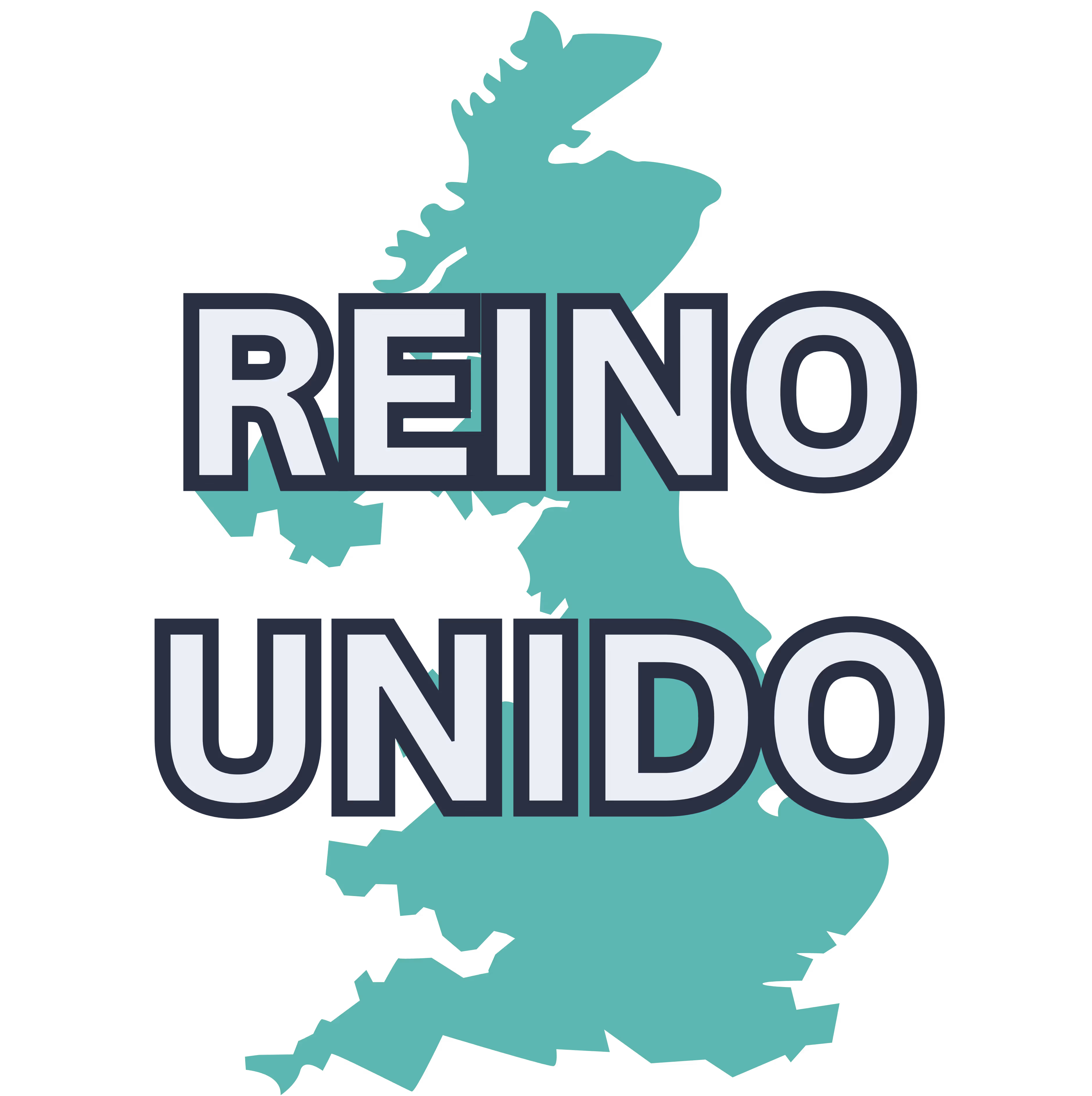 Mapa del Reino Unido