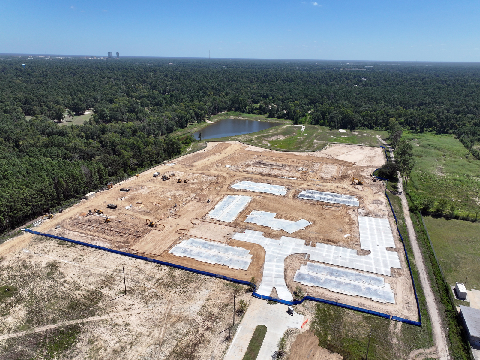 Construction underway on Broadstone Gosling Oaks near The Woodlands.