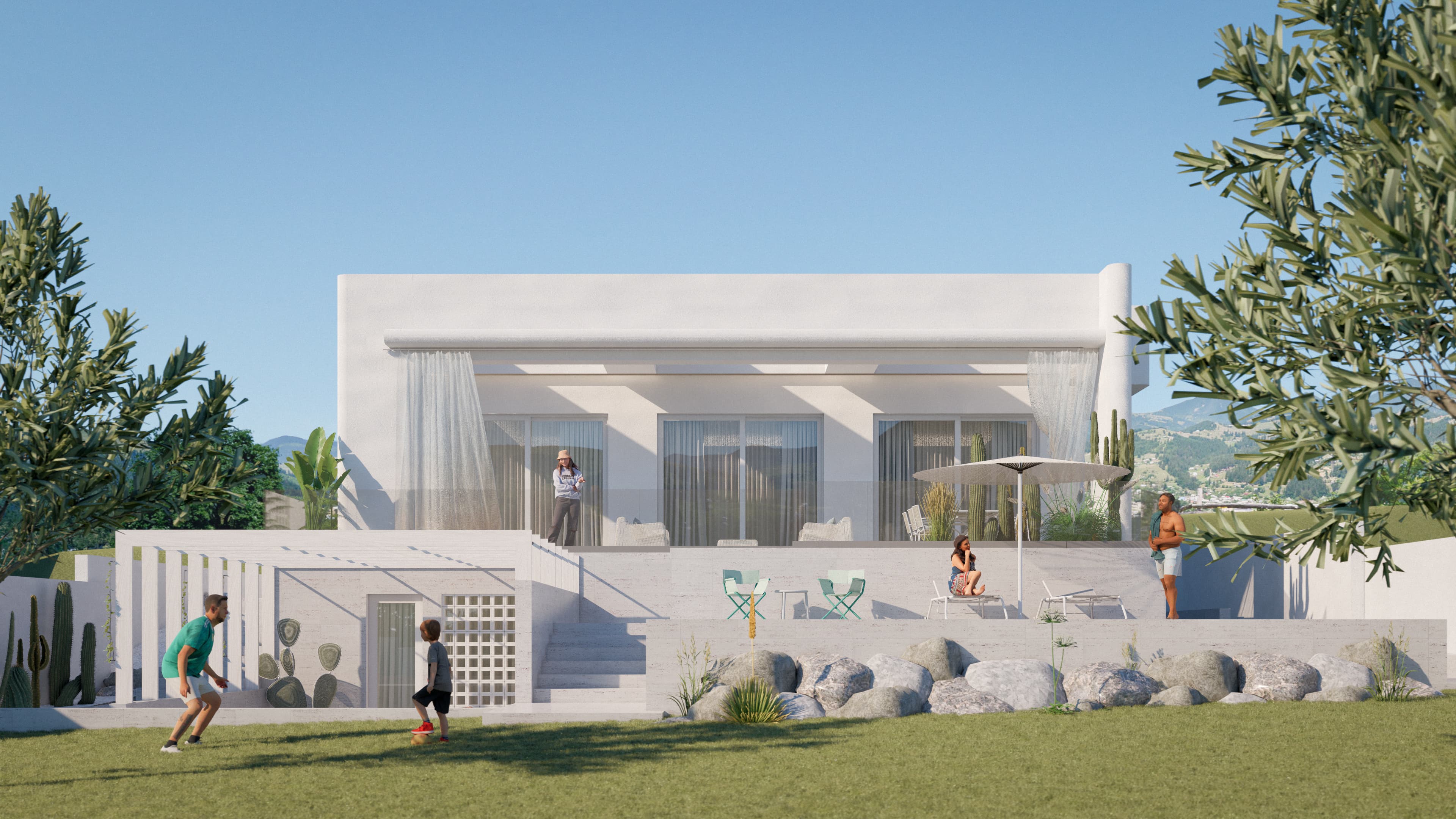 A 3D visualization designed by a Macedonian Architect