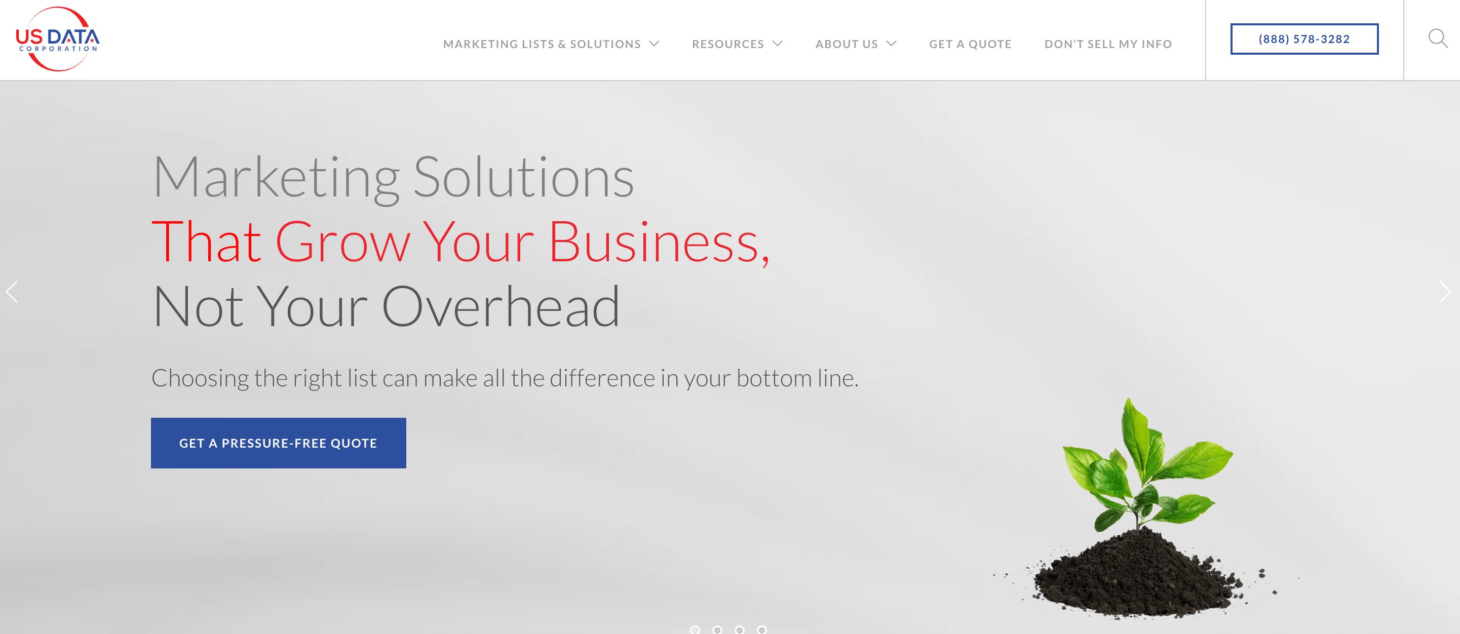 US Data Corporation – Best for custom-built industry-specific business and consumer lists