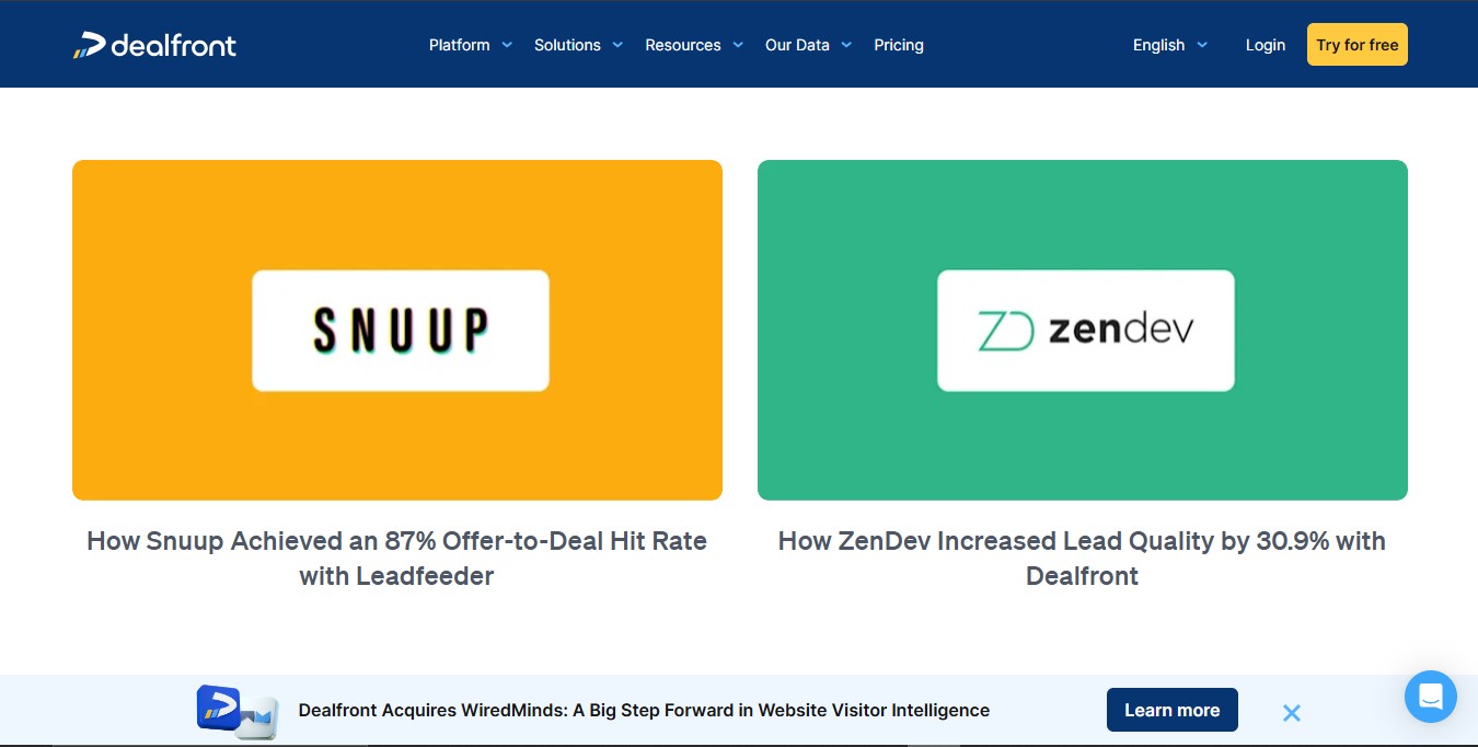 Dealfront Customer Reviews