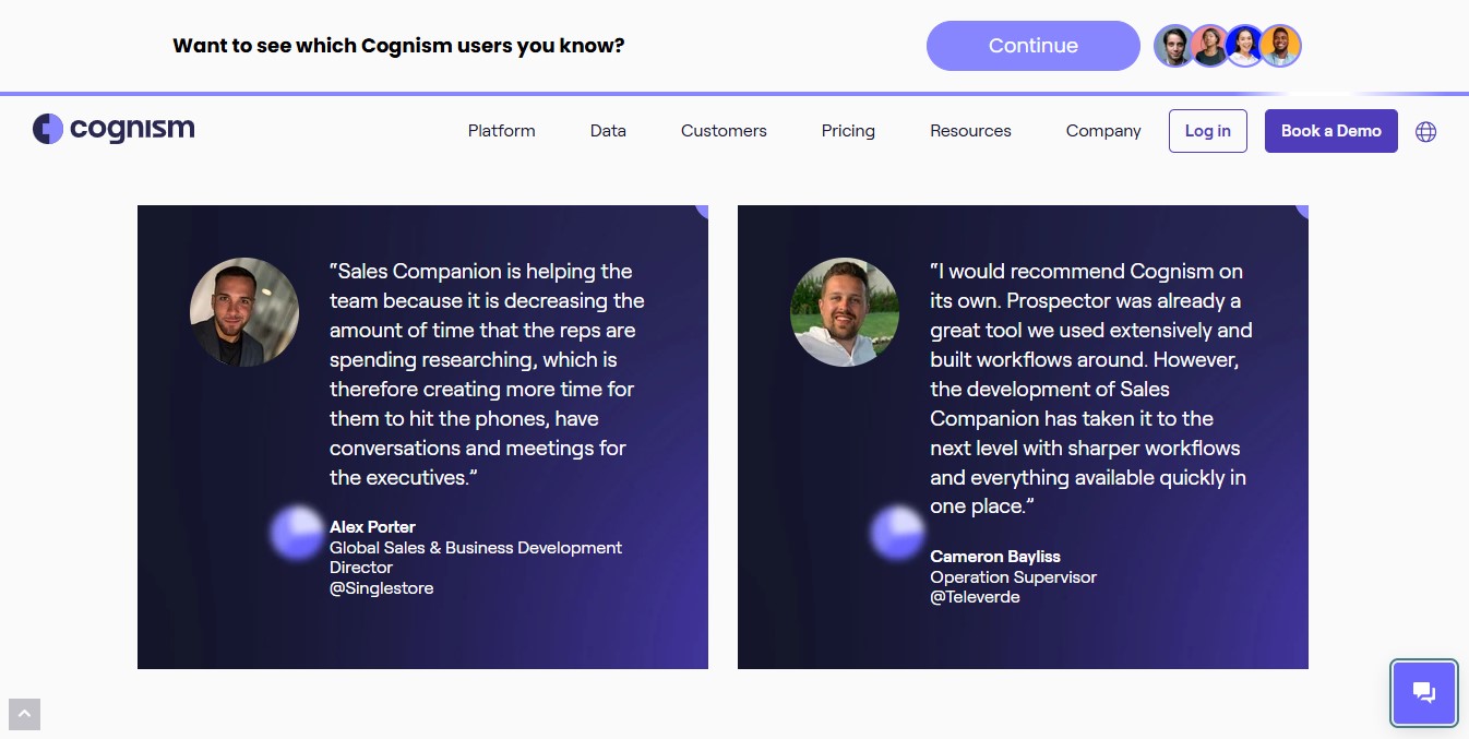 Cognism Customer Reviews