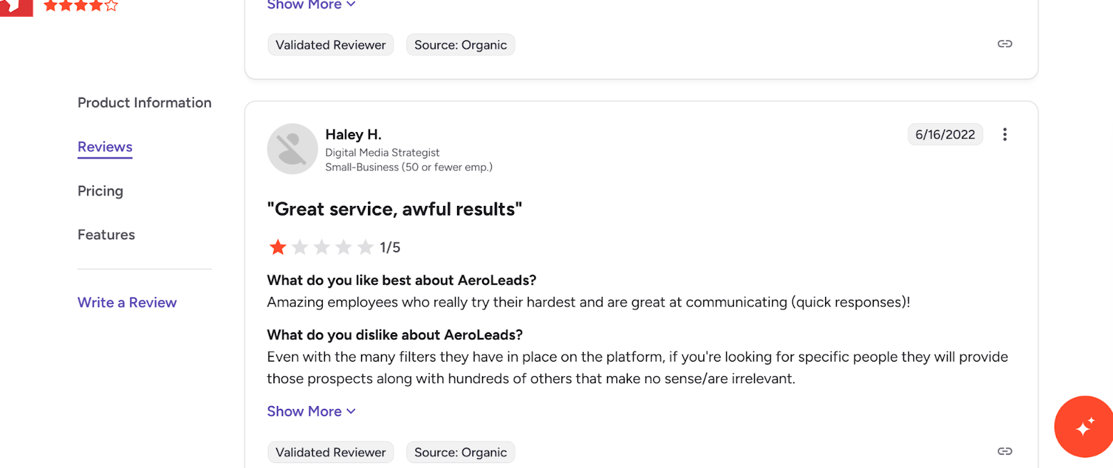 AeroLeads Reviews