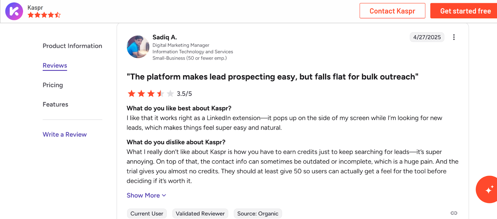 Kaspr Reviews