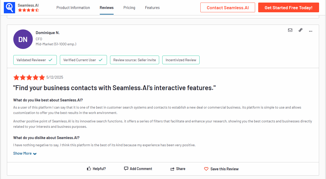 Seamless.AI Reviews