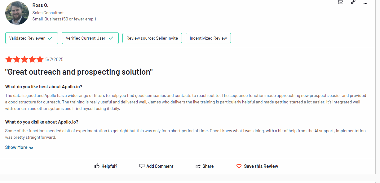 Apollo.io Reviews