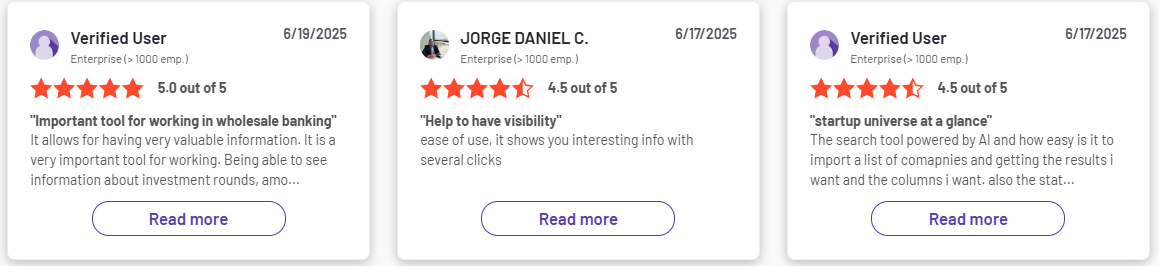Crunchbase Reviews