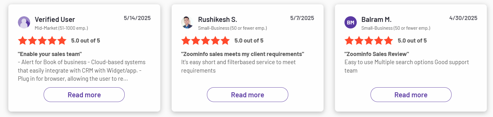 ZoomInfo Reviews