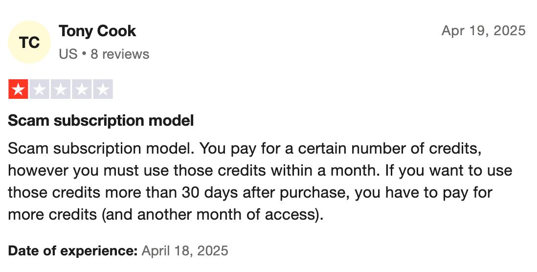 Uplead has scam subscription model