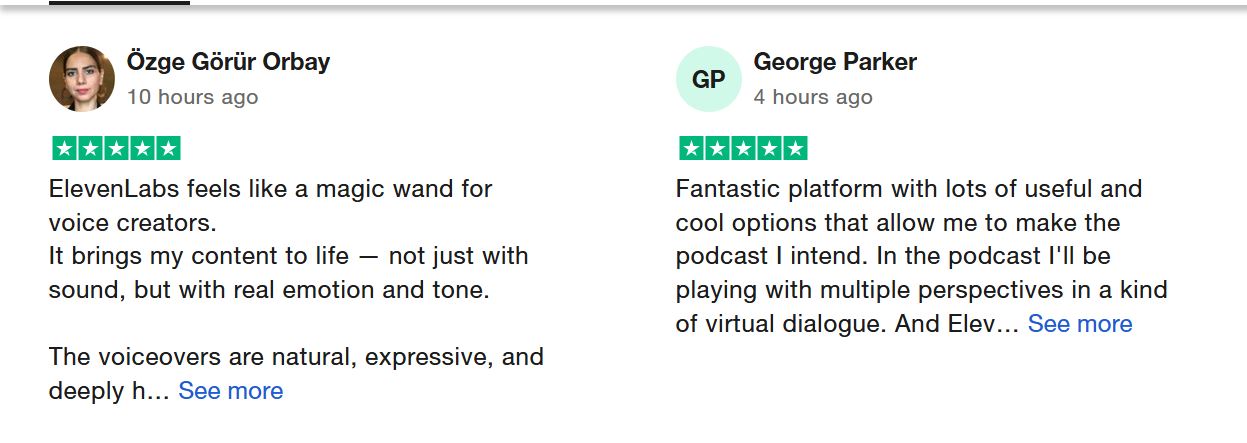 Elevenlabs Reviews