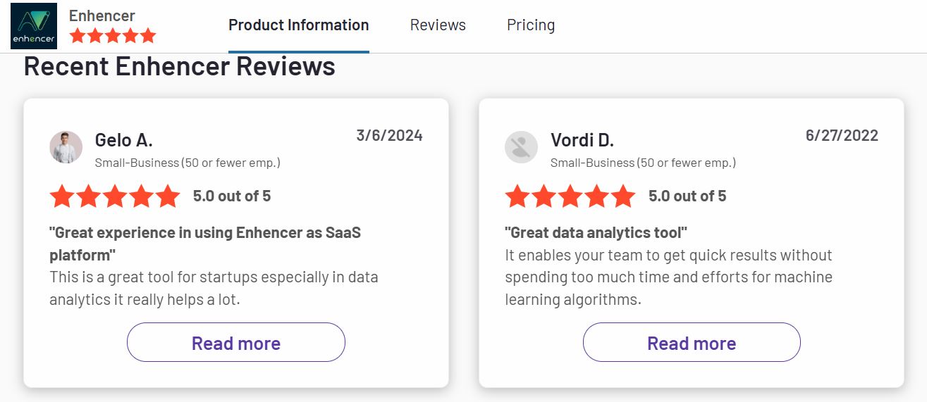 Enhencer AI Ads Reviews
