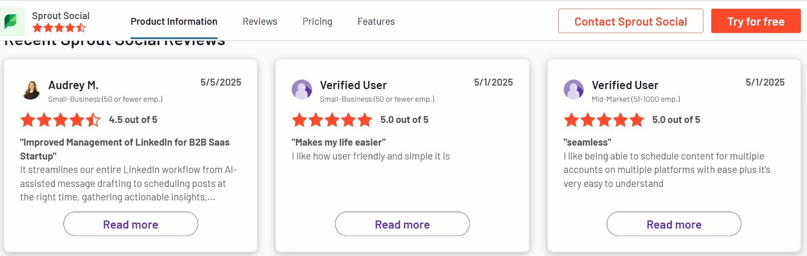 Sprout Social Reviews