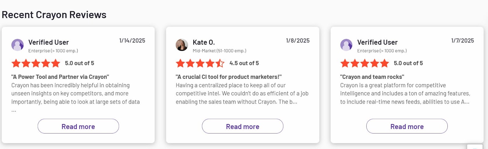 Crayon Reviews