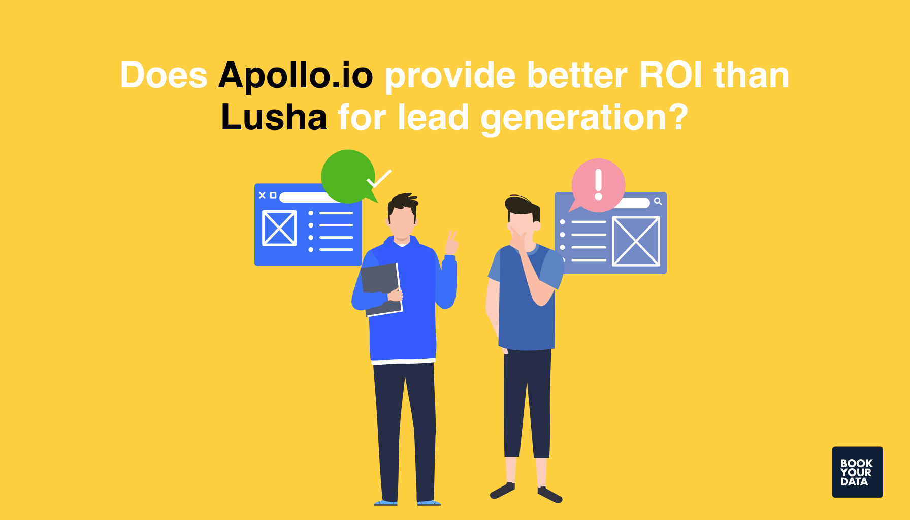 Does Apollo.io provide better ROI than Lusha for lead generation?