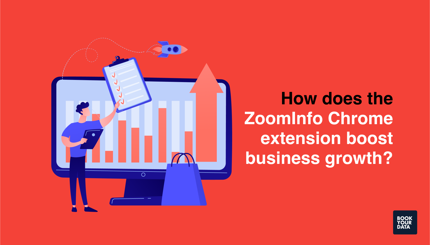 How does the ZoomInfo Chrome extension boost business growth?