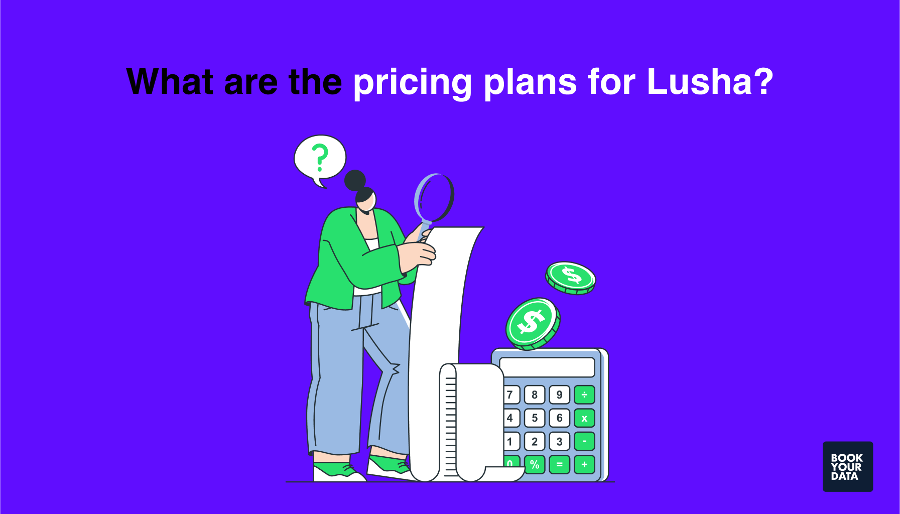 What are the pricing plans for Lusha?