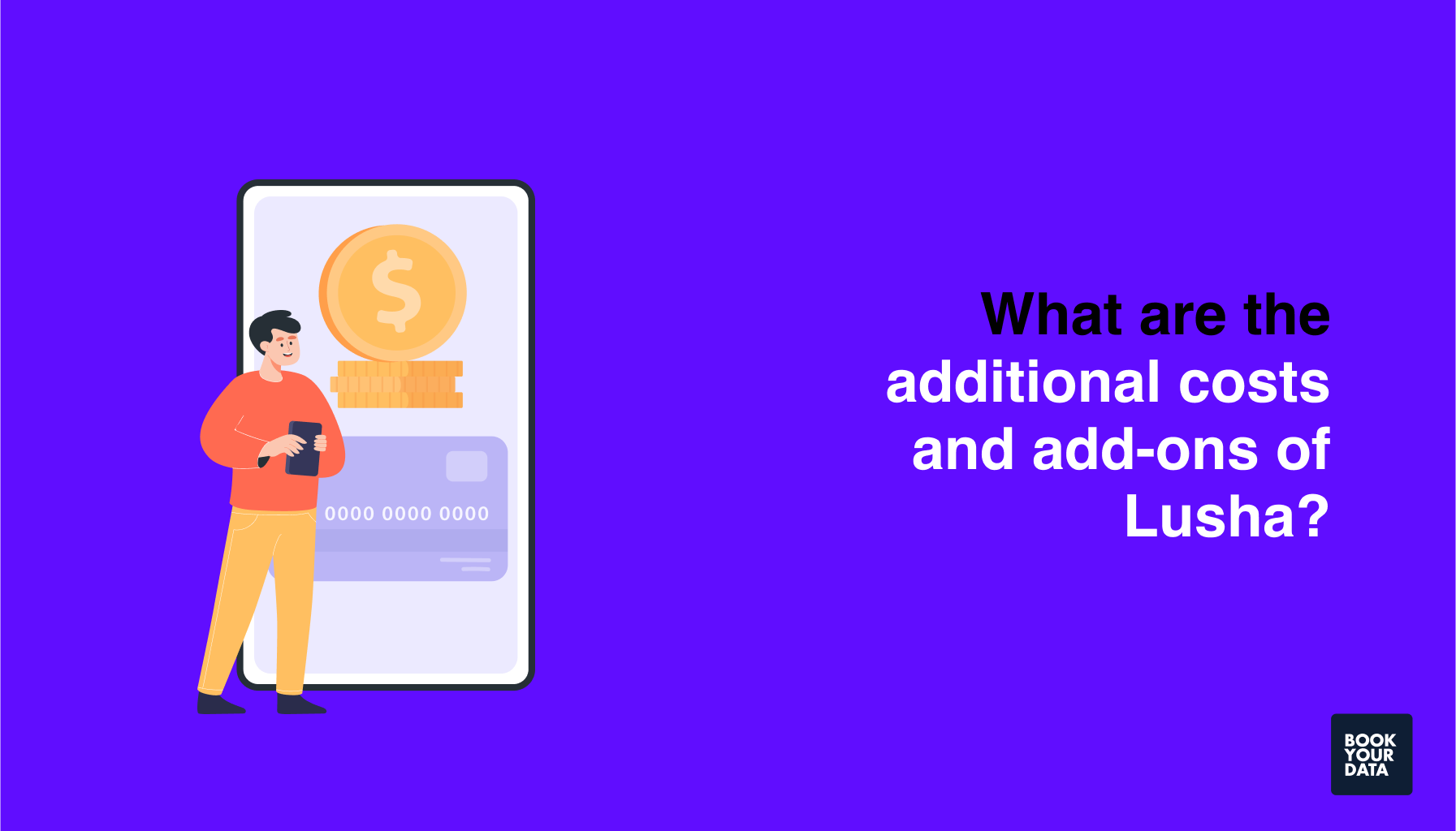What are the additional costs and add-ons of Lusha?
