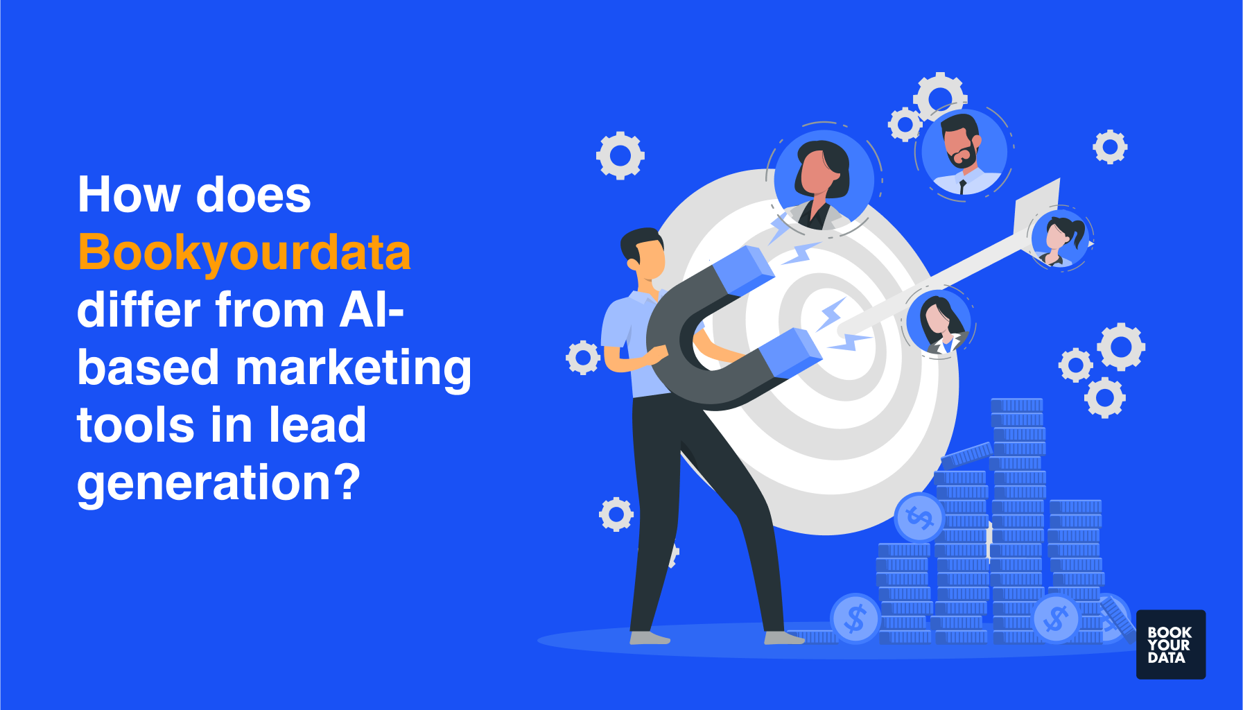 How does Bookyourdata differ from AI-based marketing tools in lead generation?