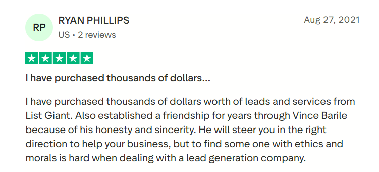 I have purchased thousands of dollars