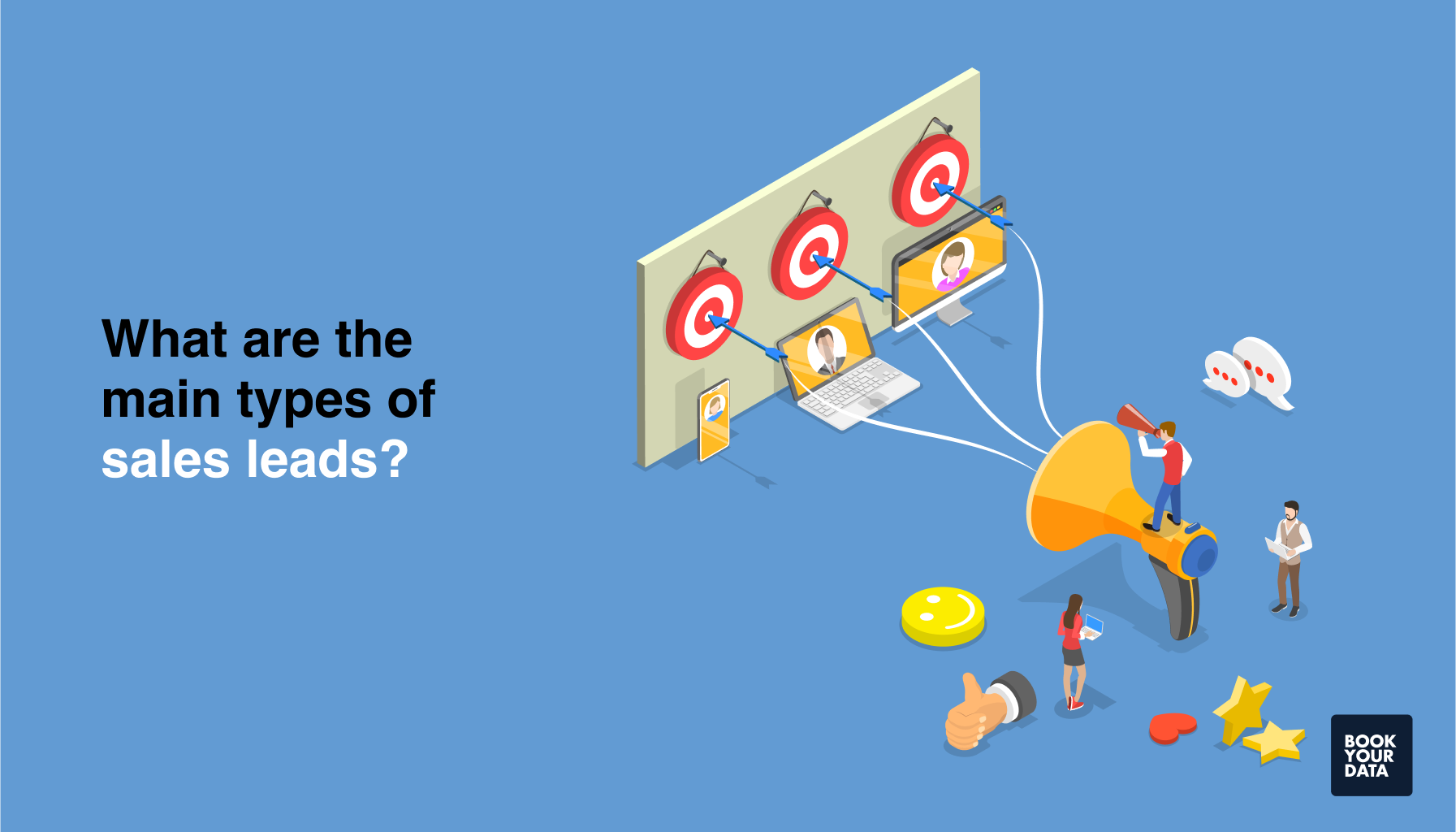 What are the main types of sales leads?