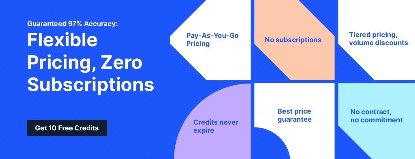 Flexible pricing, zero subscriptions