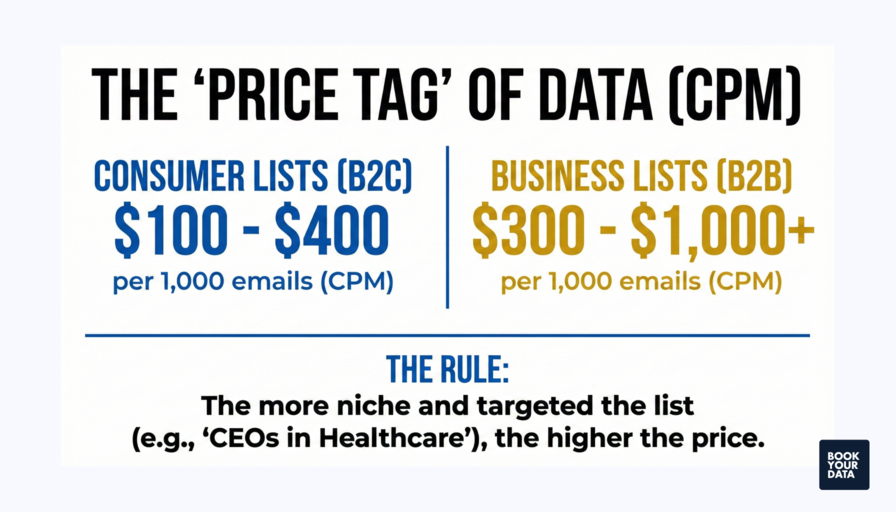 The price tag of data(CPM)