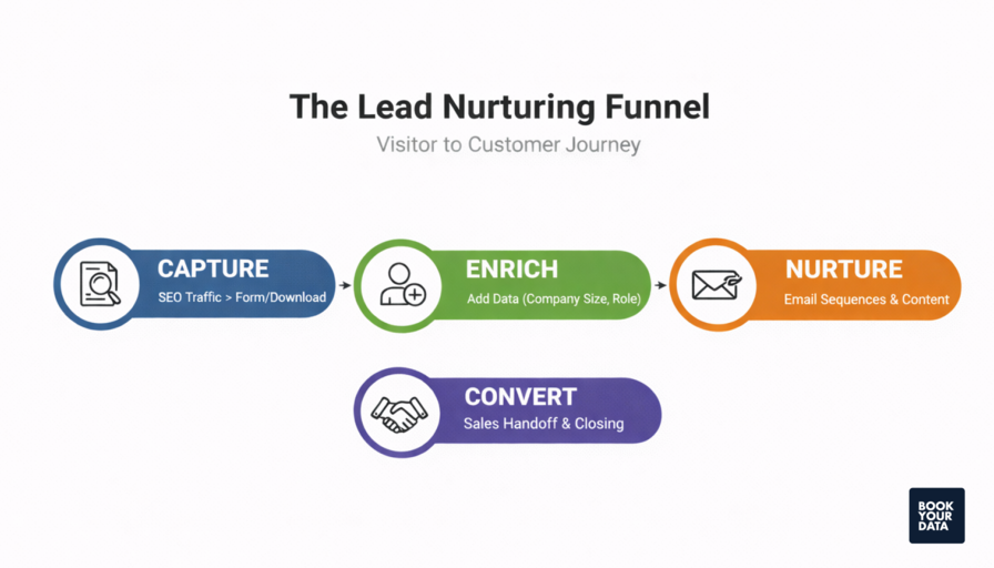 The lead nurturing funnel
