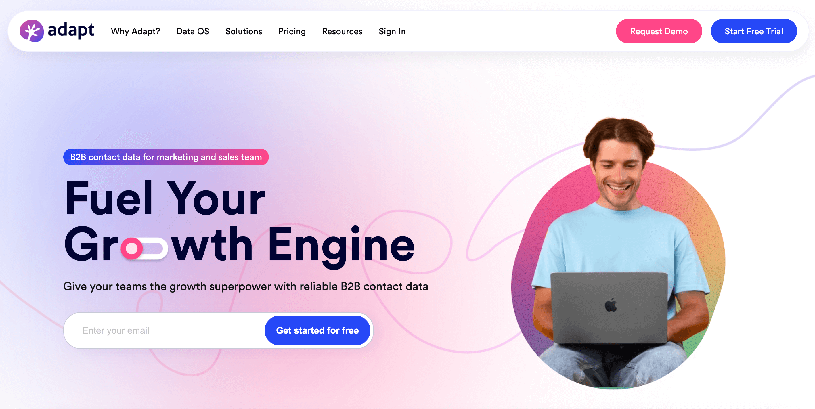 Adapt.io (Best for Tech Industry B2B Contact Data)