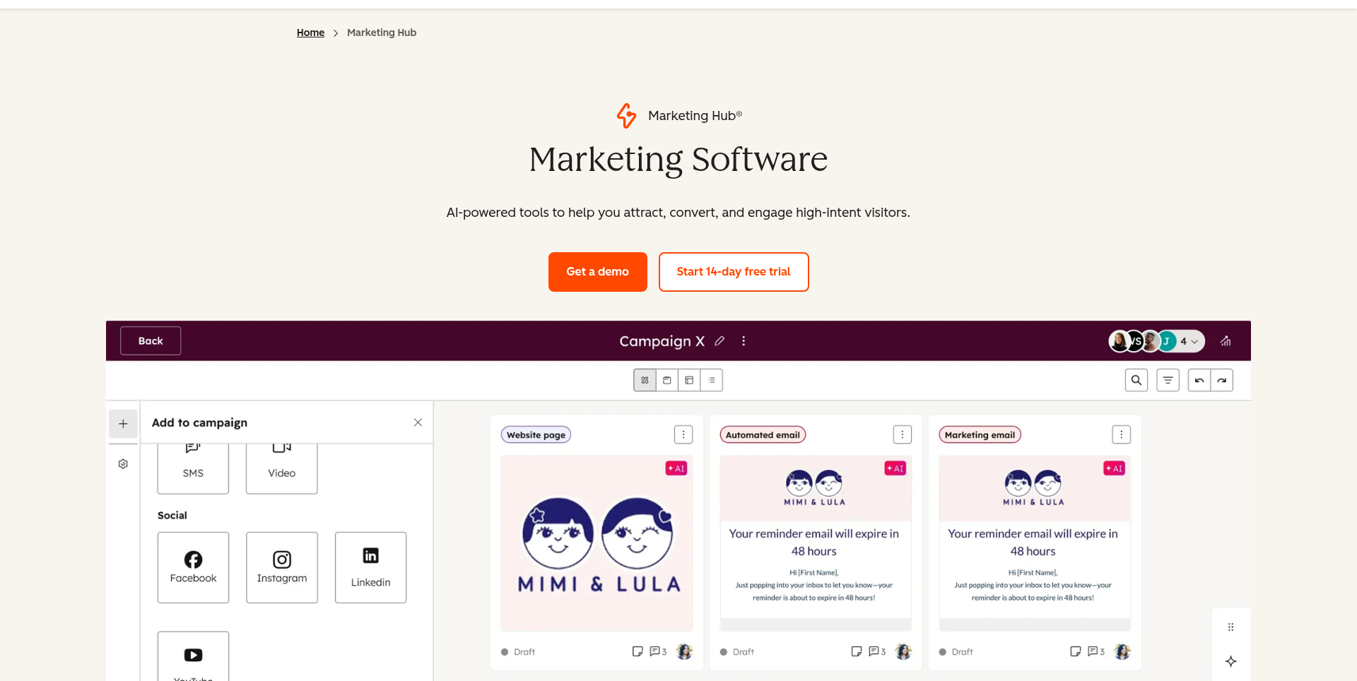 HubSpot Marketing Hub