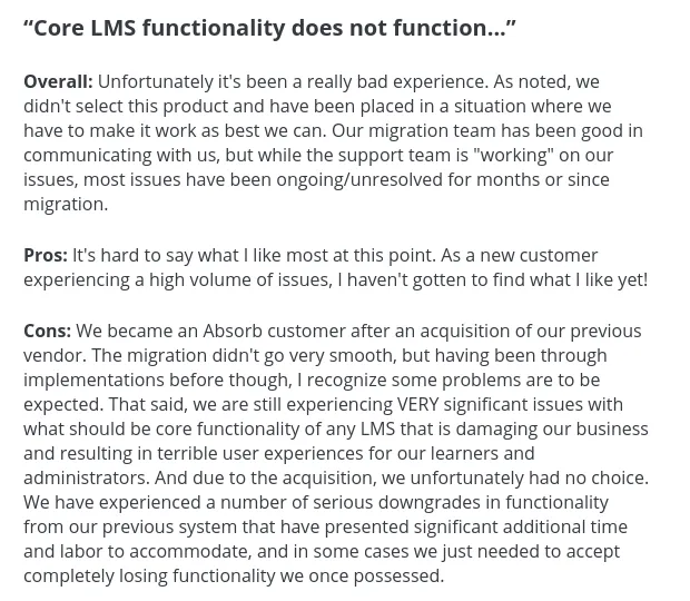 Absorb LMS review 1 