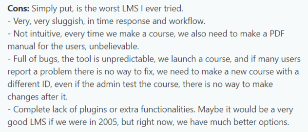 Issues experienced by Cornerstone users