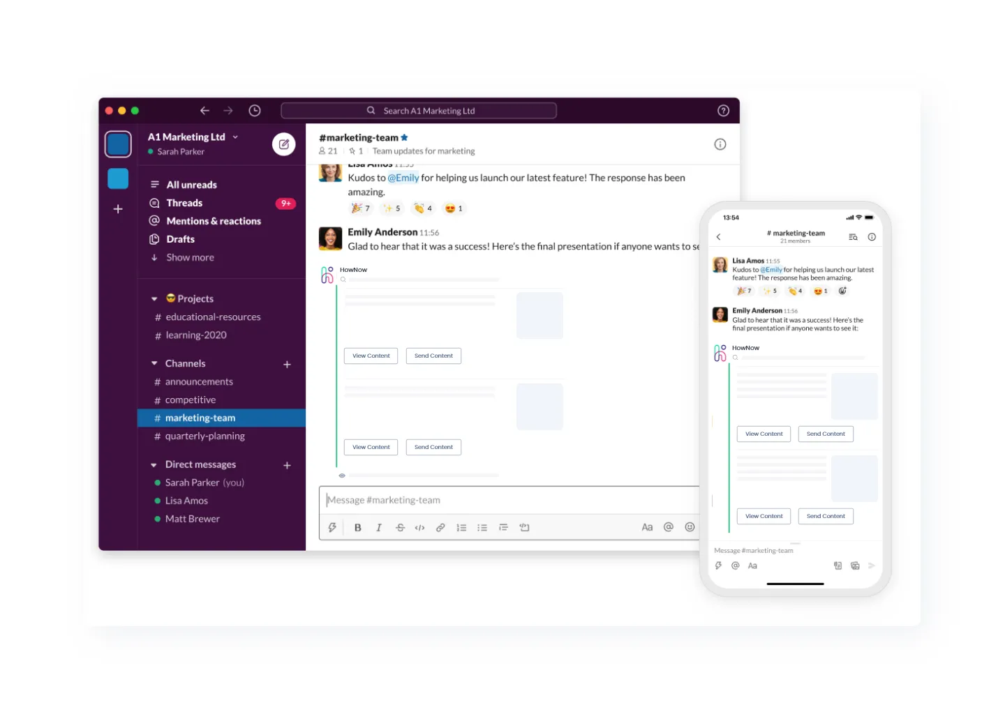 Finding knowledge you need within the Slack app