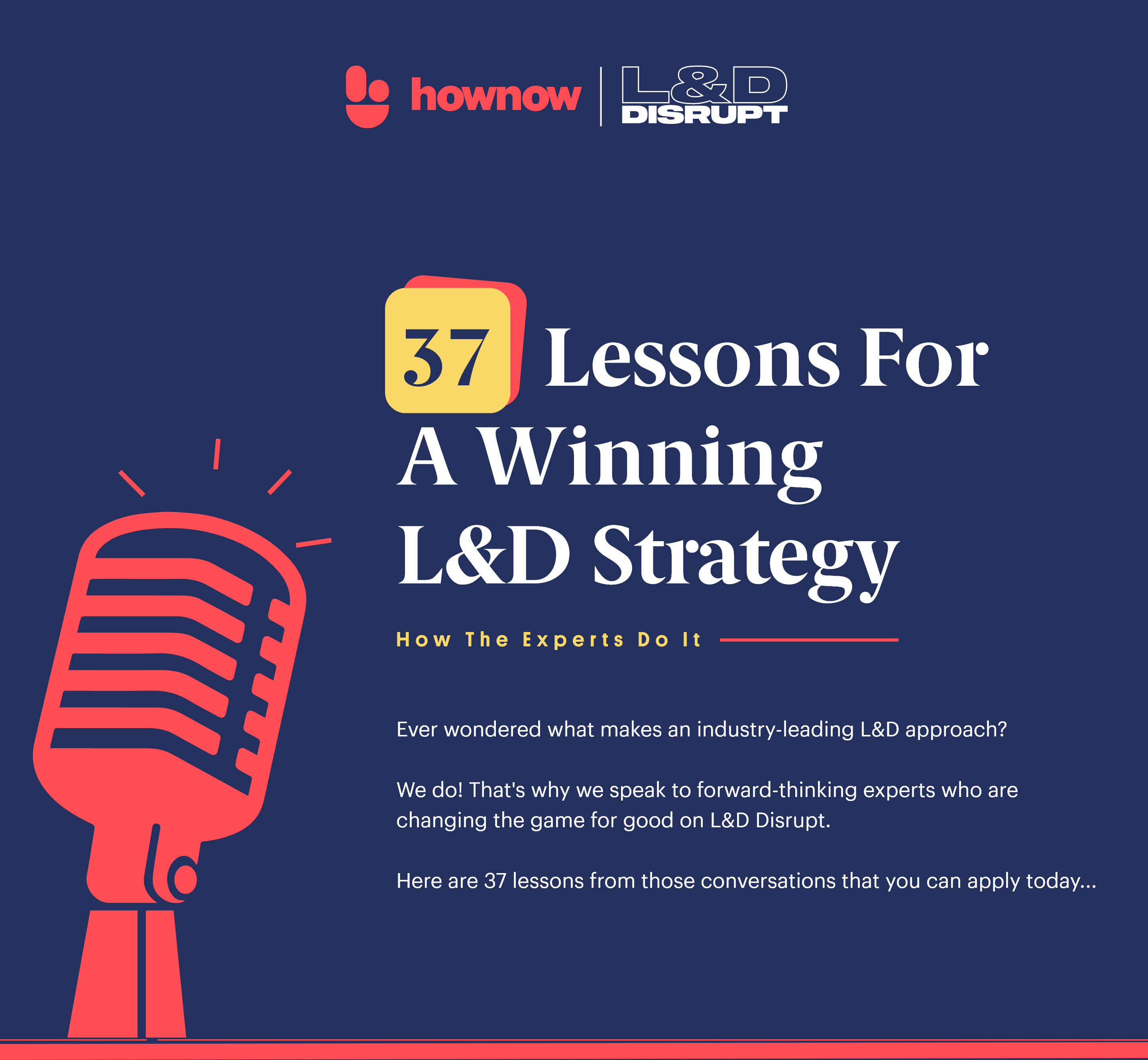 Cover Image 37 Lessons For A Winning L&D Strategy