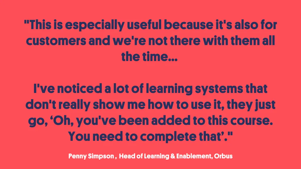 Why Orbus use HowNow to set up self service learning