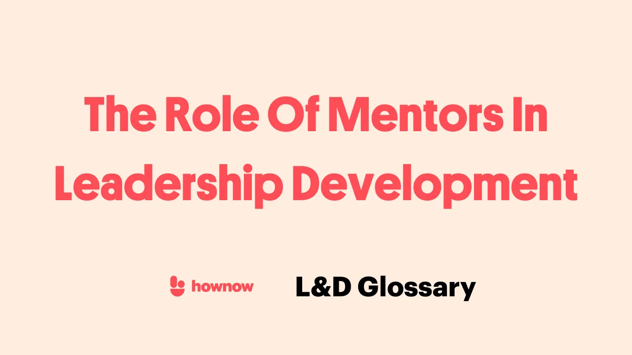 What Role Does A Mentor Play In Leadership Development?