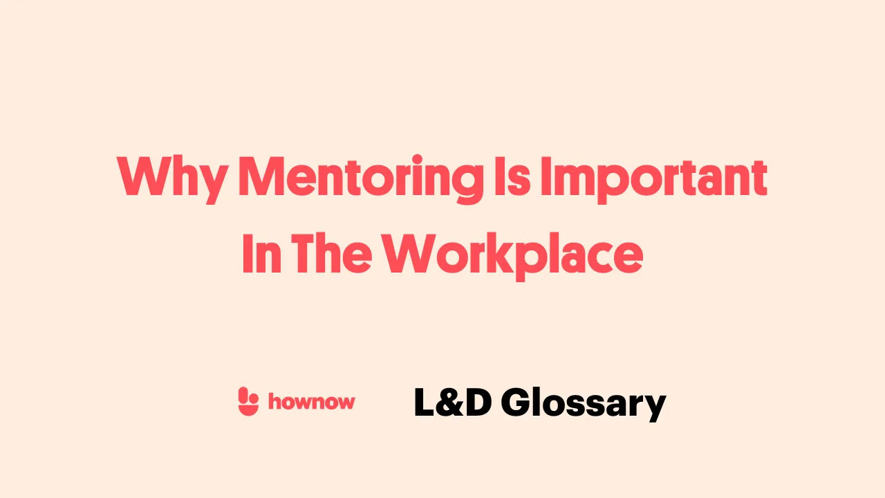 Why Mentoring Is Important In The Workplace