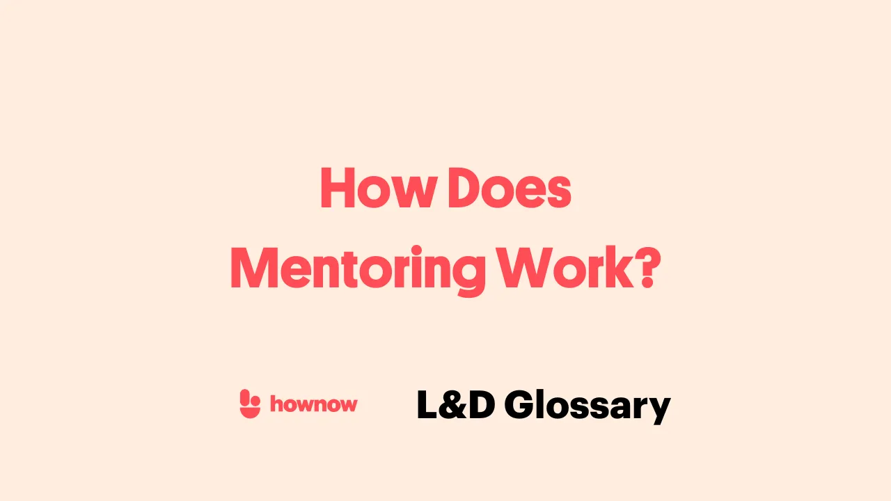 How Does Mentoring Work?