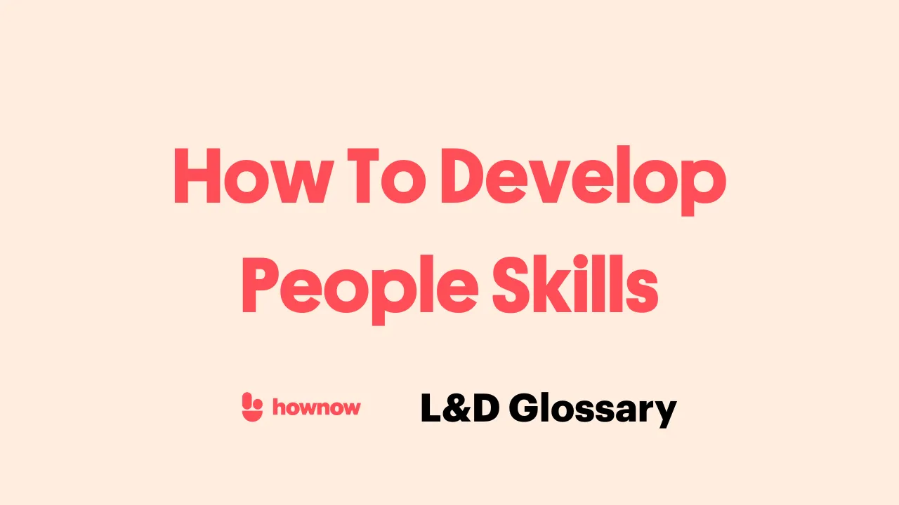 How To Develop People Skills